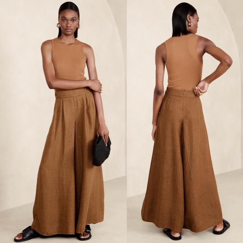 BANANA REPUBLIC Lina Ultra Wide Linen Pants